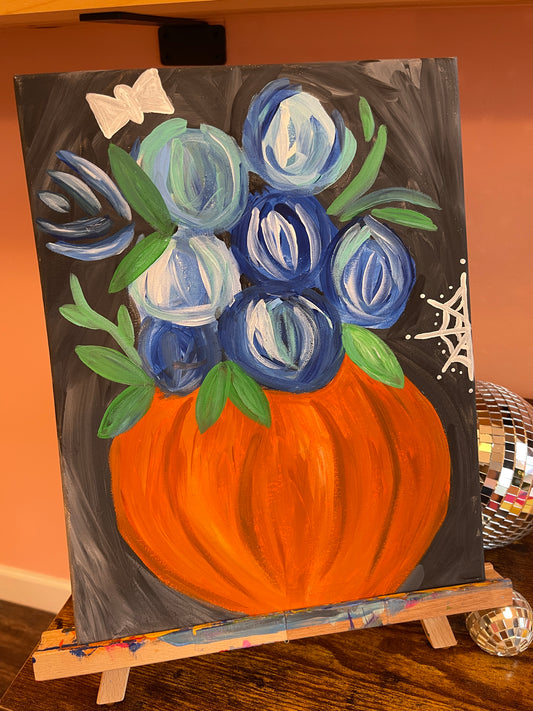 ✨ Spooky Pumpkin Vase Paint Party ✨