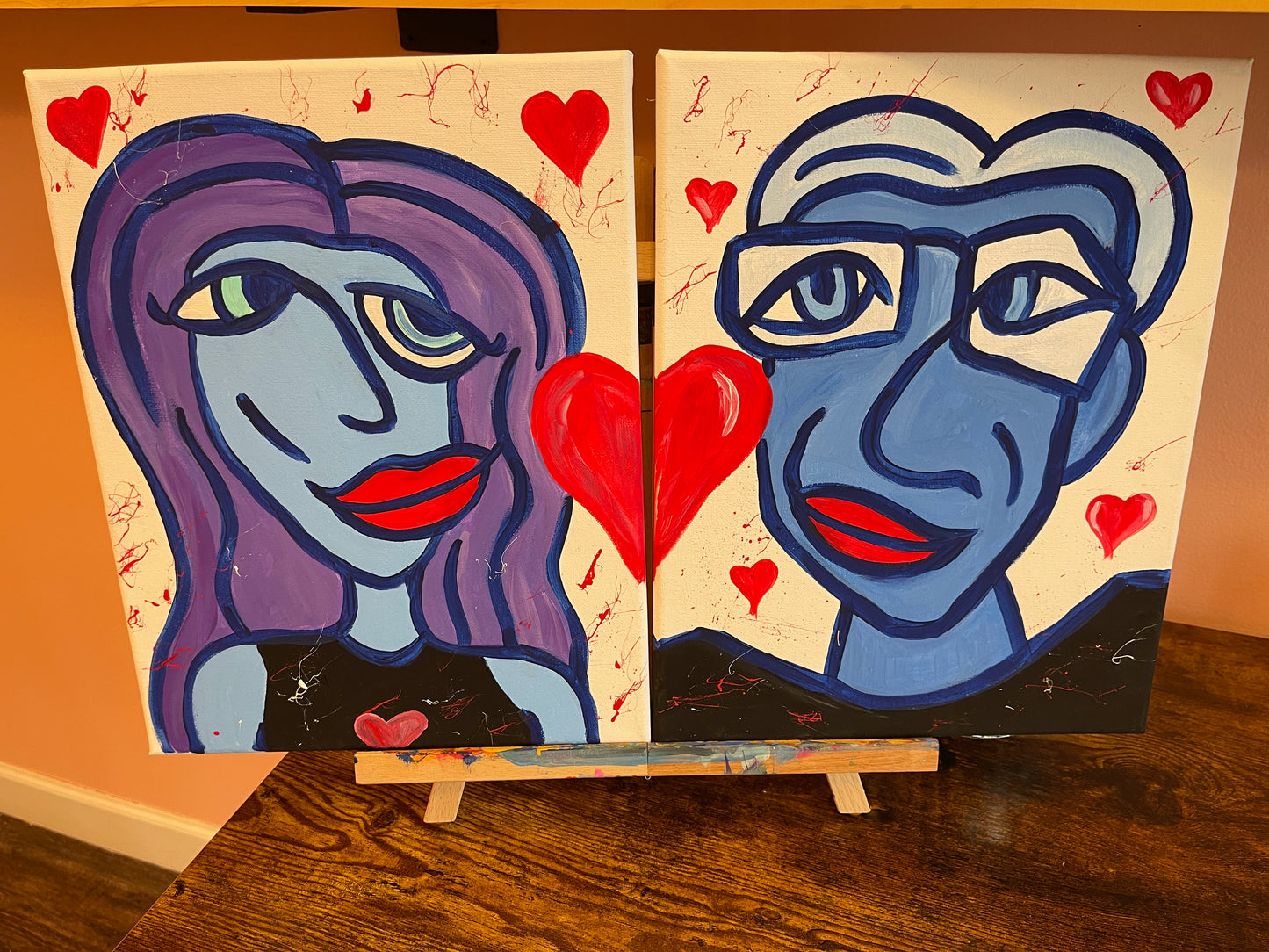 ✨ Paint Your Partner: Lovey Abstract Edition ✨