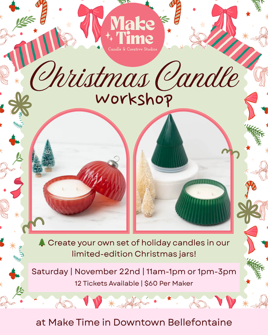 Christmas Candle Workshop | Limited Edition Holiday Candle Set