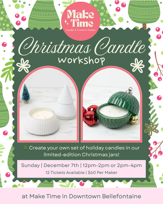 Christmas Candle Workshop | Limited Edition Holiday Candle Set