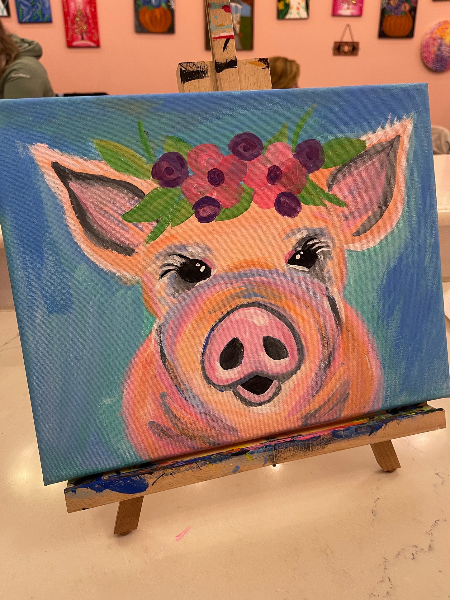 ✨ Flower Crown Animal Paint Party ✨
