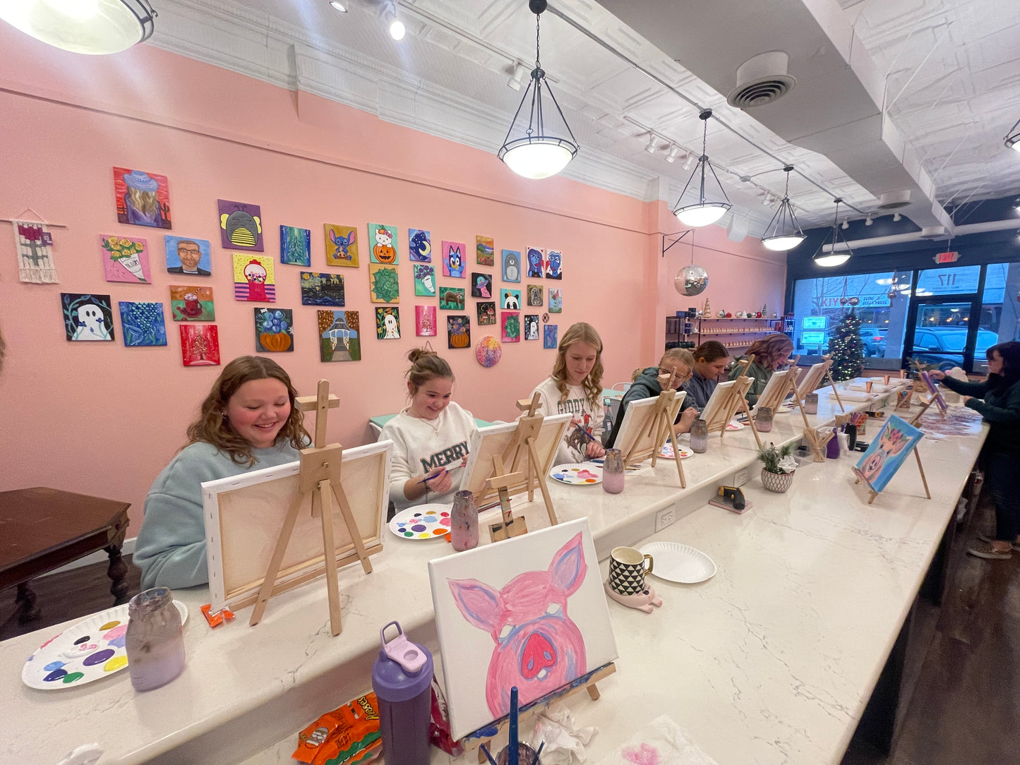 ✨ Flower Crown Animal Paint Party ✨