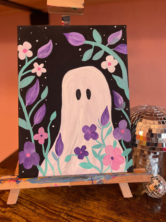 ✨ Flower Ghostie Paint Party ✨