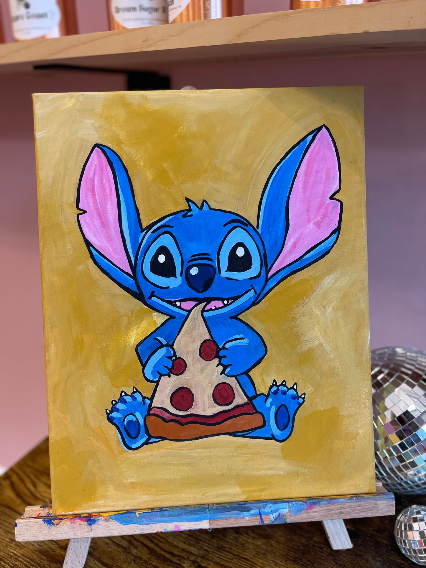 ✨ Stitch & Pizza Paint Party ✨