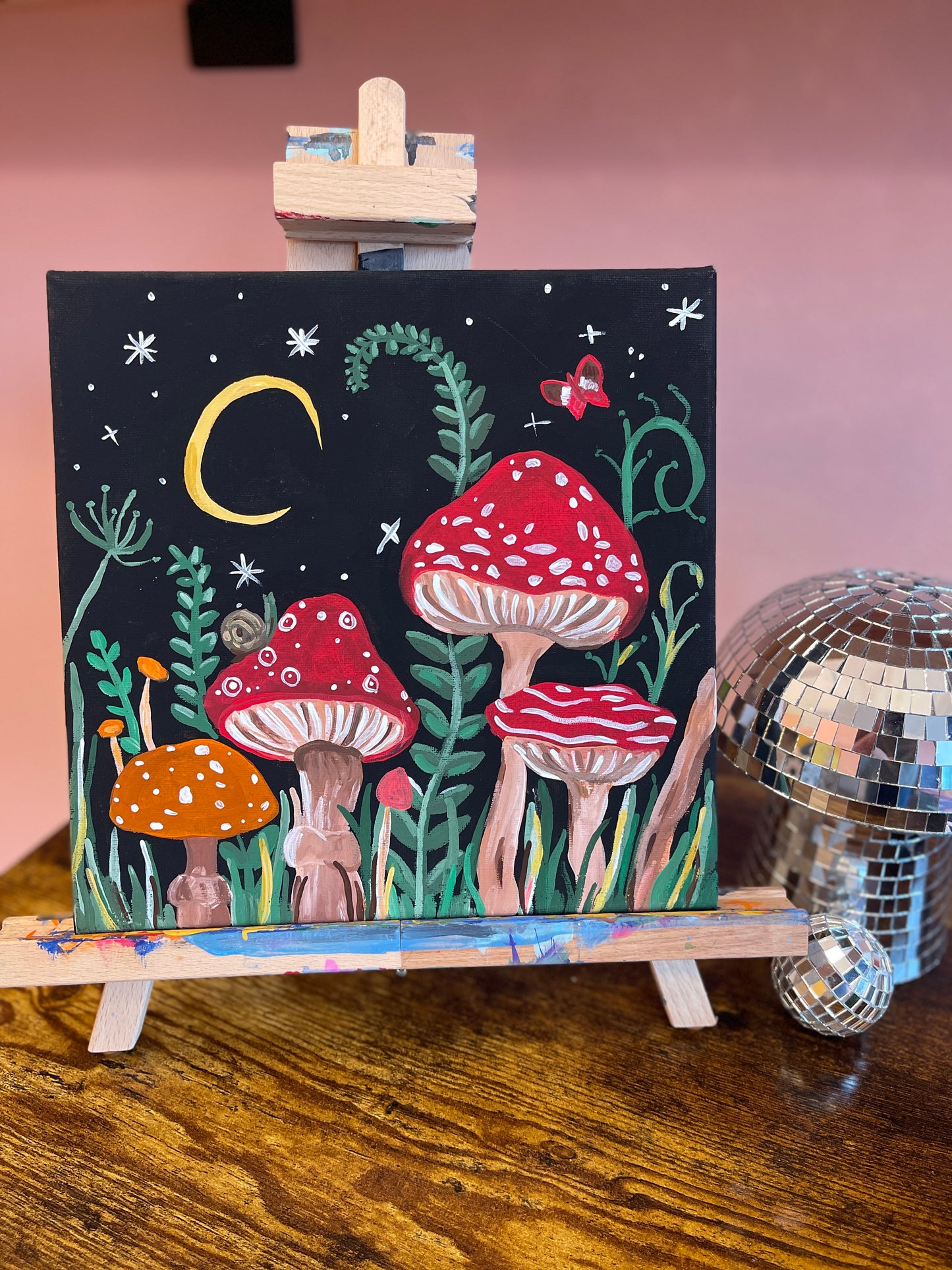 ✨ Midnight Mushroom Paint Party ✨