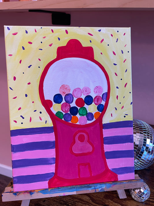 ✨ Sweet Treat Gumball Machine Paint Party ✨