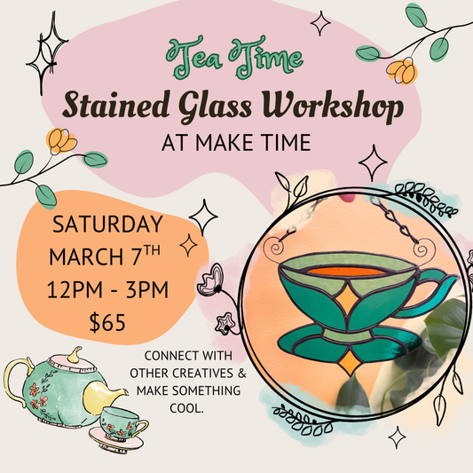 Stained Glass Tea Cups at Make Time