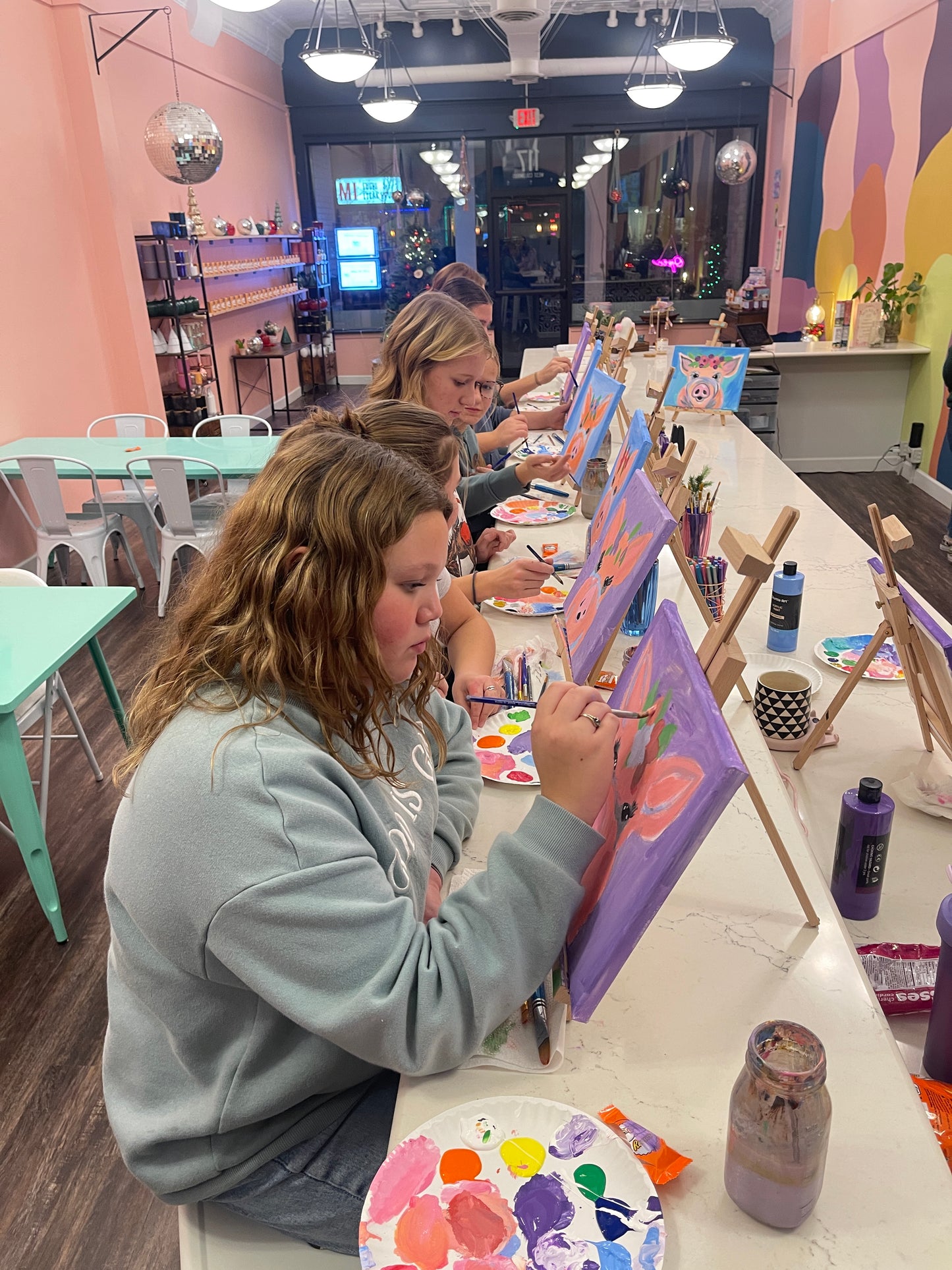 ✨ Flower Crown Animal Paint Party ✨