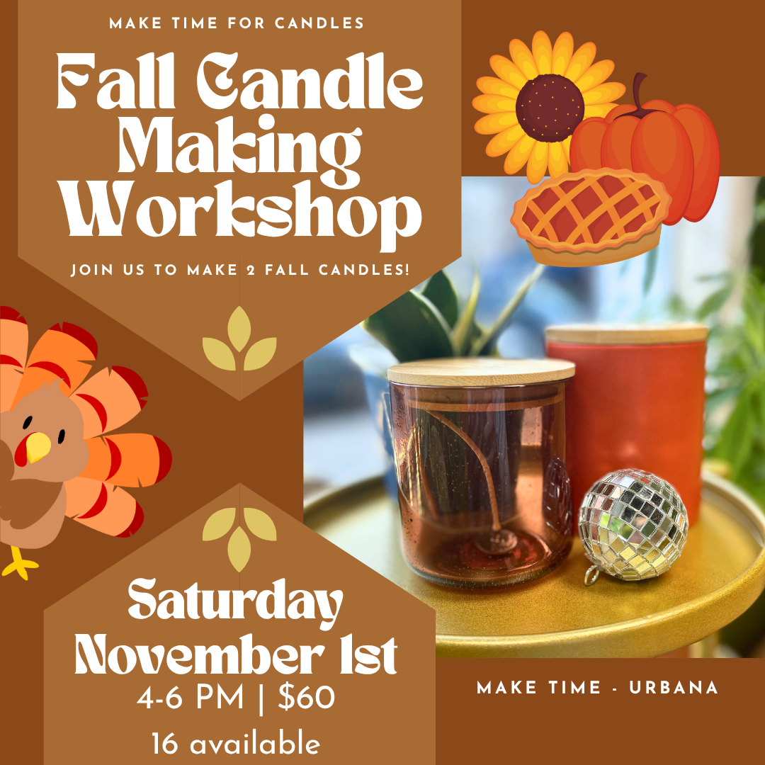 Fall Candle Making | Urbana Candle Making Workshop