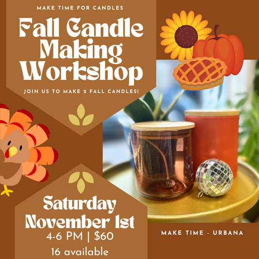 Fall Candle Making | Urbana Candle Making Workshop
