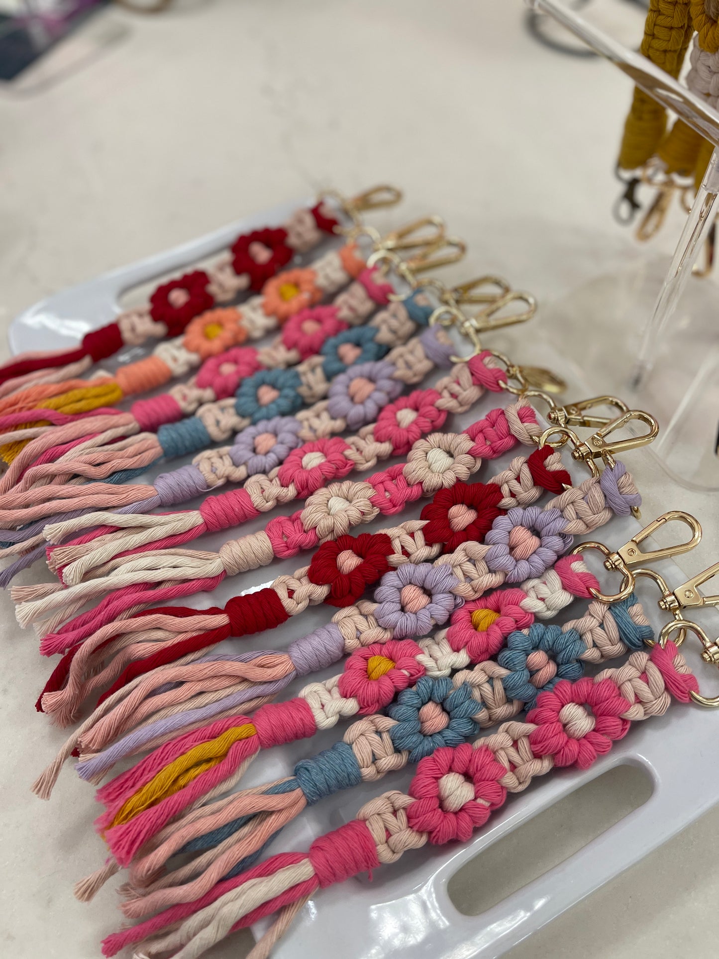 Macramé Keychains
